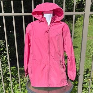 Northern Reflections Pink Hooded Lightweight Windbreaker Jacket Size Medium